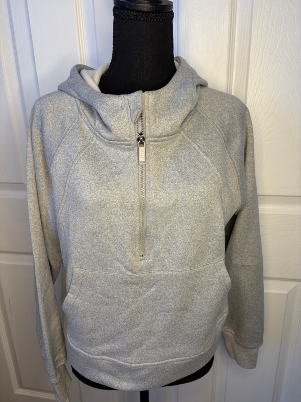 Laslulu Half-Zip Hoodie with pocket Sweatshirt size medium
